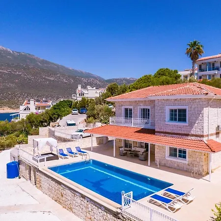 Villa La Kumsal Denize Sifir Ve Ozel Havuzlu Dubleks Kas